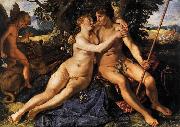 Hendrick Goltzius Venus and Adonis oil painting reproduction